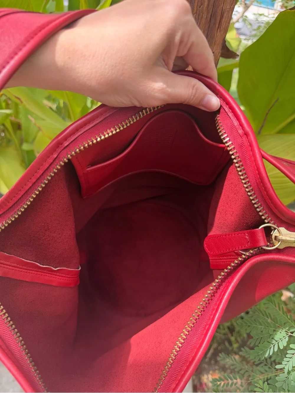 Coach Vintage 9085 Leather Feed Sac Duffel Bag XL